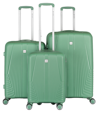 Zestaw walizek PTN PP-09-SET3 Green