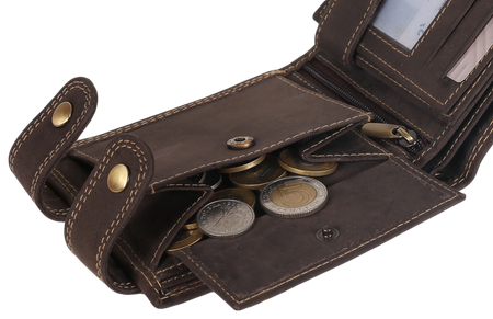 Portfel skórzany 2900-BIC BROWN