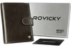 Men's leather wallet N62L-RVT-3227 D.Brown