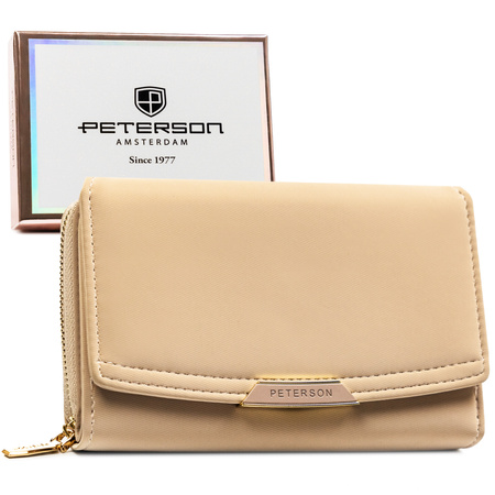 Portfel damski eko PTN 001-THU Beige