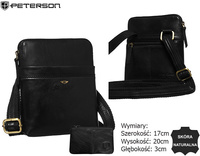 Torba skórzana + Etui PTN 19004-TUM Black