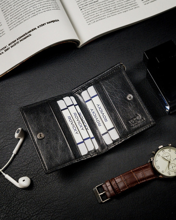 Portfel męski skórzany CPR-034-BAR Black