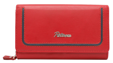 PTN KA-25 Red+Navy leather wallet
