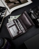 ROVICKY 1541-03-BOR RFID leather wallet