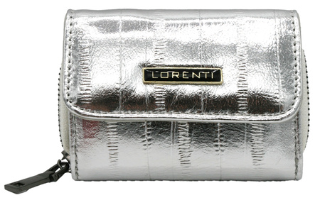 Portfel damski skórzany 423229-STB Silver