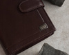 Portfel męski skórzany RFID PC-105L-BAR Brown