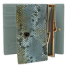 Exotic Pattern Natural Leather Women's Wallet Peterson PTN 42108-SFL Blue