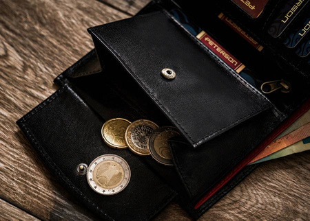 Portfel skórzany Peterson PTN 333A Black