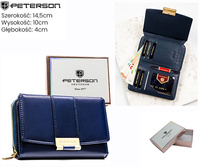 Portfel damski eko PTN 0015-F Navy