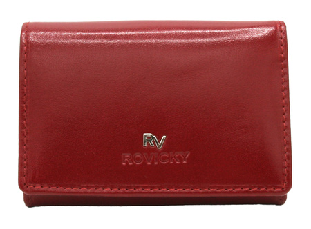 Portfe damski skórzany RV-24892-BCA Red