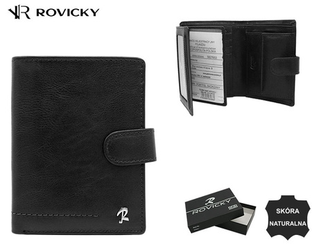 Leather wallet N890L-CMC Black