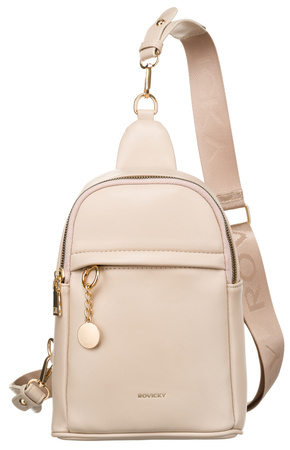 Saszetka nerka damska R-NER-ALE-8 Beige