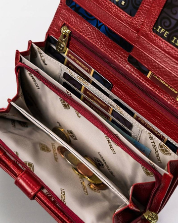 PETERSON PTN 421077-SG RFID leather wallet