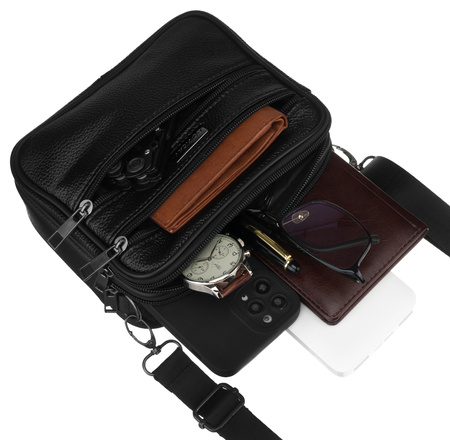 Torba skórzana R-13222 Black