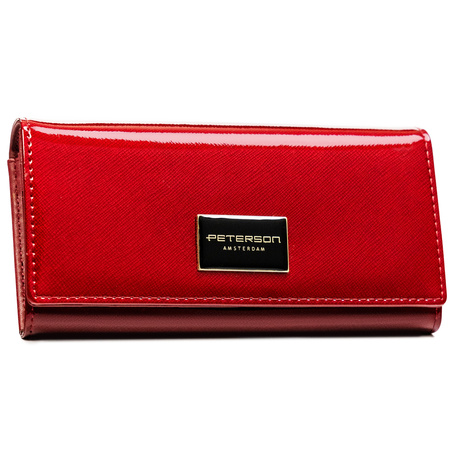 Portfel damski skórzany PTN PH24-1-SAF Red