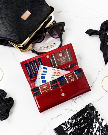 PETERSON PTN 421028-SH RFID leather wallet