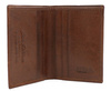 Three-Piece Gift Set: Men's Wallet, Cardholder and Keychain by Peterson PTN SET3-N79L-VT Brown