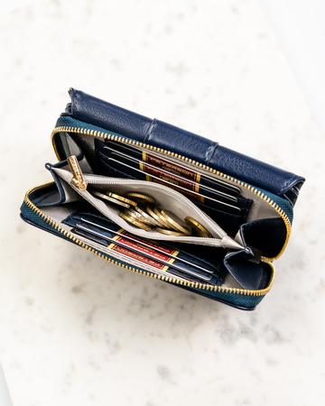 Portfel damski eko PTN 0015-F Navy