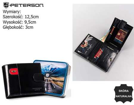 Portfel męski skórzany PTN 22301L-VT-E