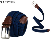 Pasek Parciany R-PAR-PU-115 Navy-Brown