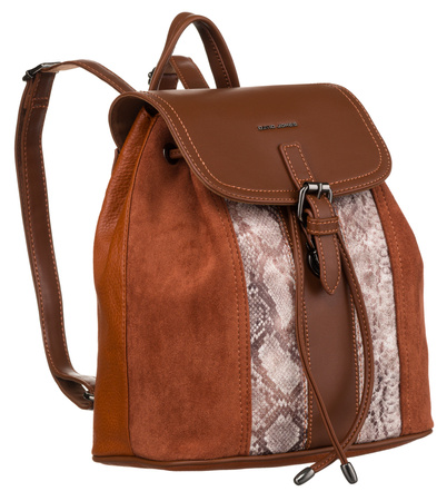 Plecak damski David Jones 6885-2 Cognac