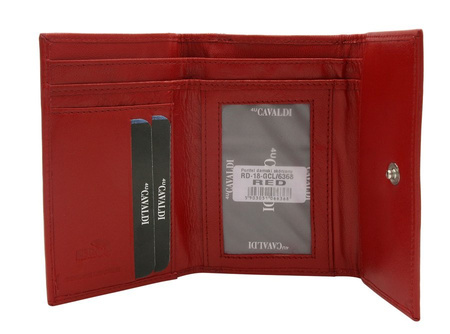 Portfel skórzany RD-18-GCL Red