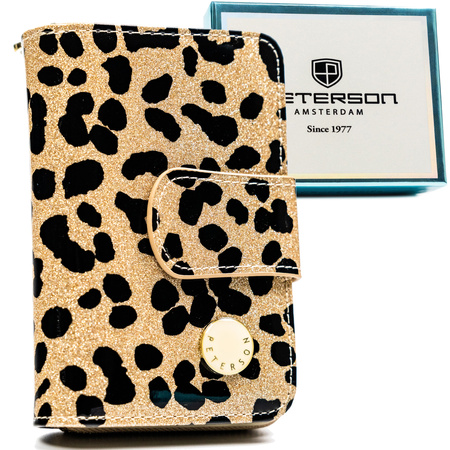 Portfel damski skóra+PU PTN PS115-PDS Gold