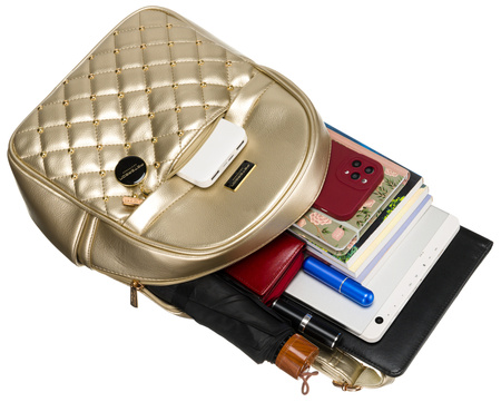 Plecak damski PU PTN SPY-1-PIL Gold
