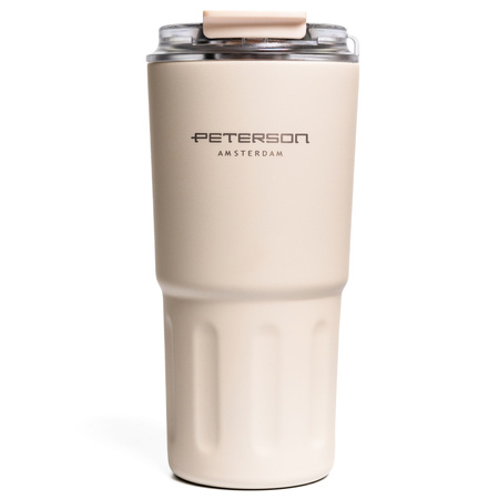 Kubek termiczny Peterson PTN KT-01-600 BEIGE