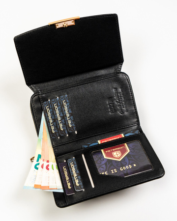 Portfel damski skórzany PTN 76112-BFBC Red