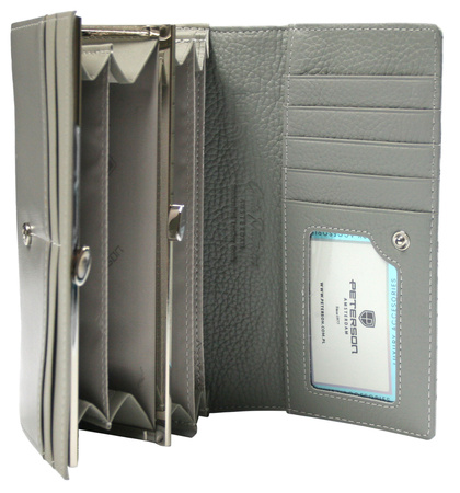 Portfel skóra + PU PTN PX24-1-NPK White