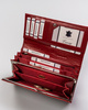 Women's leather wallet R-RD-35-GCL Red