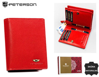 Portfel damski skórzany PTN 2549-BO Red