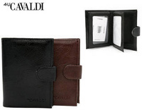 Leatherette men's wallet CAVALDI F18-054W BUNDLE 10 PCS