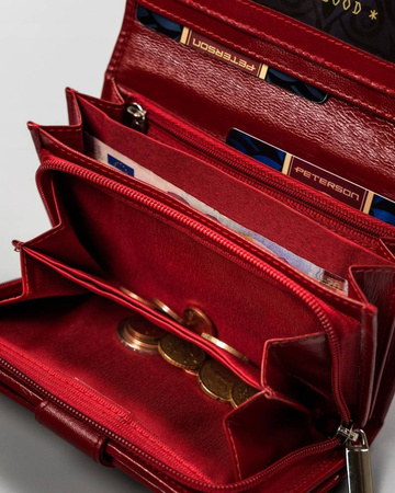 PETERSON PTN RD-21-GCL-Y RFID leather wallet