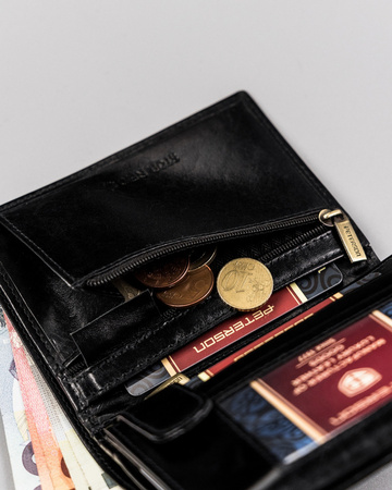 Portfel męski skórzany PTN N575-VT BLACK