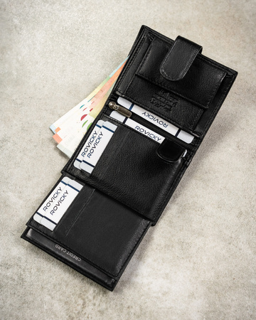 Portfel męski skórzany 0720L-RVD Black