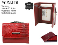 Portfel damski skóra+PU PX32-RS-Red