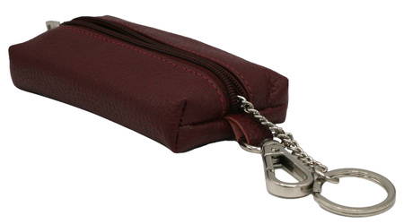 Skórzane etui na klucze SKL-011A-NDM Burgund