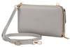 Torebka-portfel PU M-11-7942 Gray