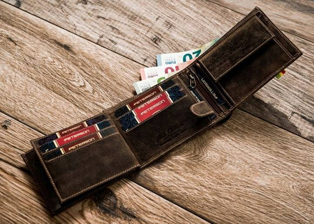 Gift Set: Men's Reggae Wallet and BUFFALLO Eau de Toilette Peterson ZM42