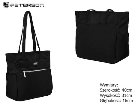 A women's shoulder bag PTN CTY-03 Black