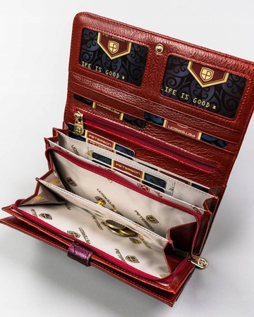 PETERSON PTN 421077-MD RFID leather wallet