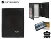 Men's leather wallet PTN N575-VT BLACK