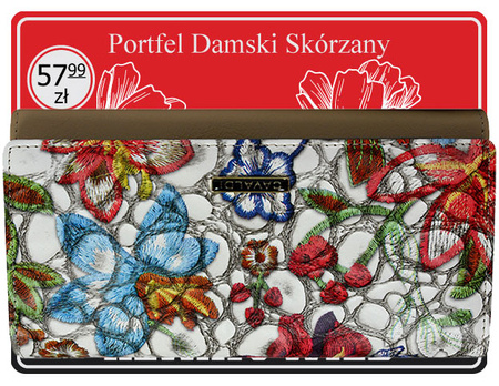 Portfel skóra + PU PN22-FL-BL Multi