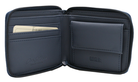 Portfel męski ze skóry PU PTN EH-01Z Navy