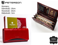 PETERSON PTN PL-721 RFID leather wallet