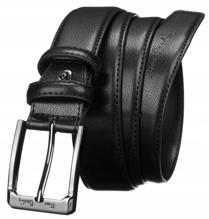 Gift Set of Genuine Leather: Wallet and Belt with Traditional Buckle - Pierre Cardin ZM-PC1