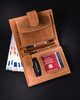 Leather Wallet PTN 339Z Cognac