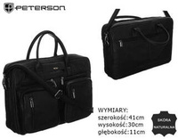 PETERSON PTN leather bag LAP-31702-NDM